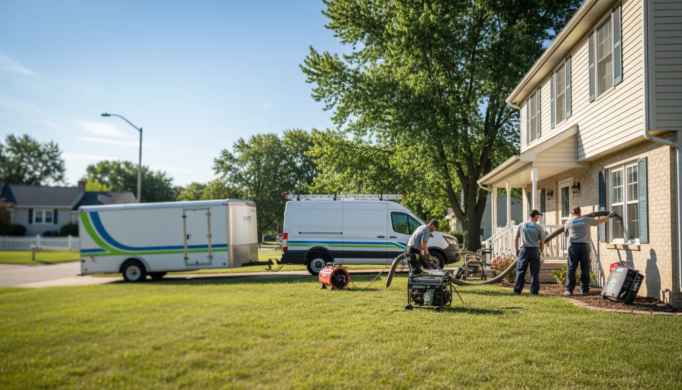 Flooded Basement Restoration And Cleanup With Repair in Byron, MN near me